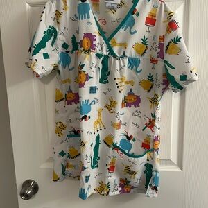 Cute scrubs with pockets and characters